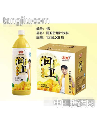 果多多芒果汁飲料1.25L×6瓶