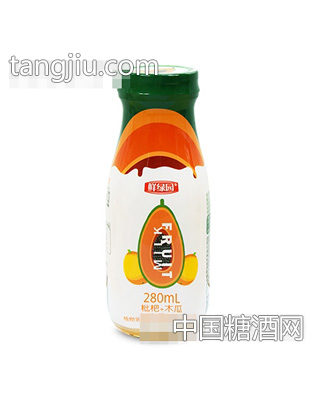 鮮果園枇杷+木瓜發(fā)酵果汁飲料280ml