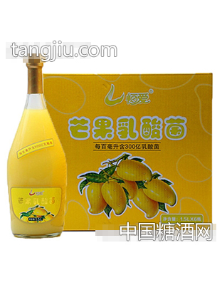 恒愛(ài)芒果乳酸菌飲料1.5Lx6瓶