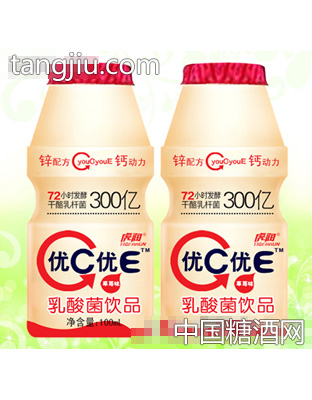 虎潤優(yōu)E優(yōu)C乳酸菌飲品草莓味100ml