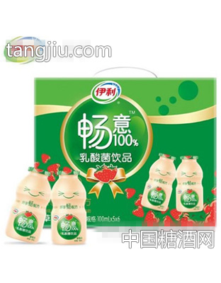 伊利暢意99%乳酸菌草莓味