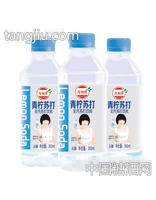 友利友青檸蘇打無汽蘇打飲料350ml