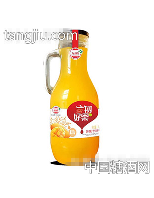 友利友一樹好果芒果汁玻璃瓶1.5L