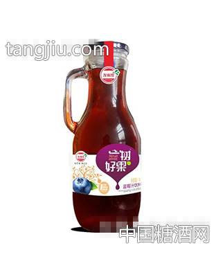 友利友一樹好果藍莓汁玻璃瓶1.5L