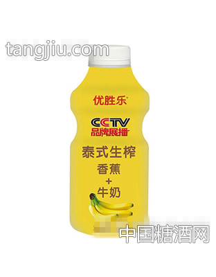 優(yōu)勝樂泰式生榨香蕉+牛奶飲品350ml