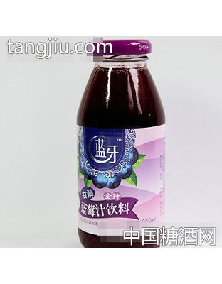 藍(lán)牙藍(lán)莓汁（全汁）268ml