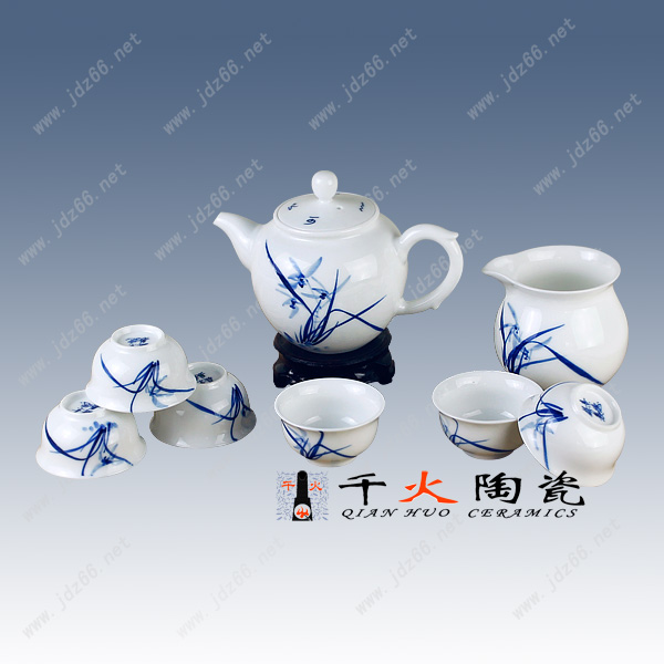 景德鎮(zhèn)手繪茶具套裝批發(fā)廠家 茶具套裝圖片