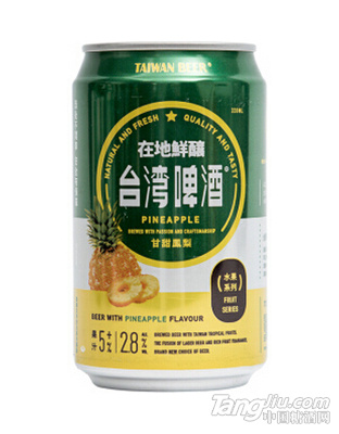 臺灣啤酒鳳梨味 易拉罐裝330ml