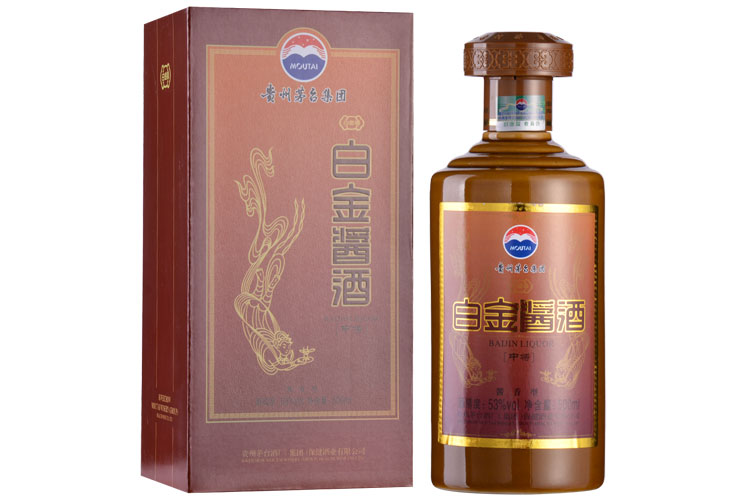 53&#176;茅臺集團白金醬酒（中將）500ml