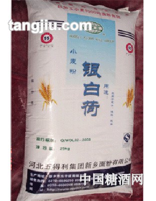 五得利銀白荷小麥粉25kg