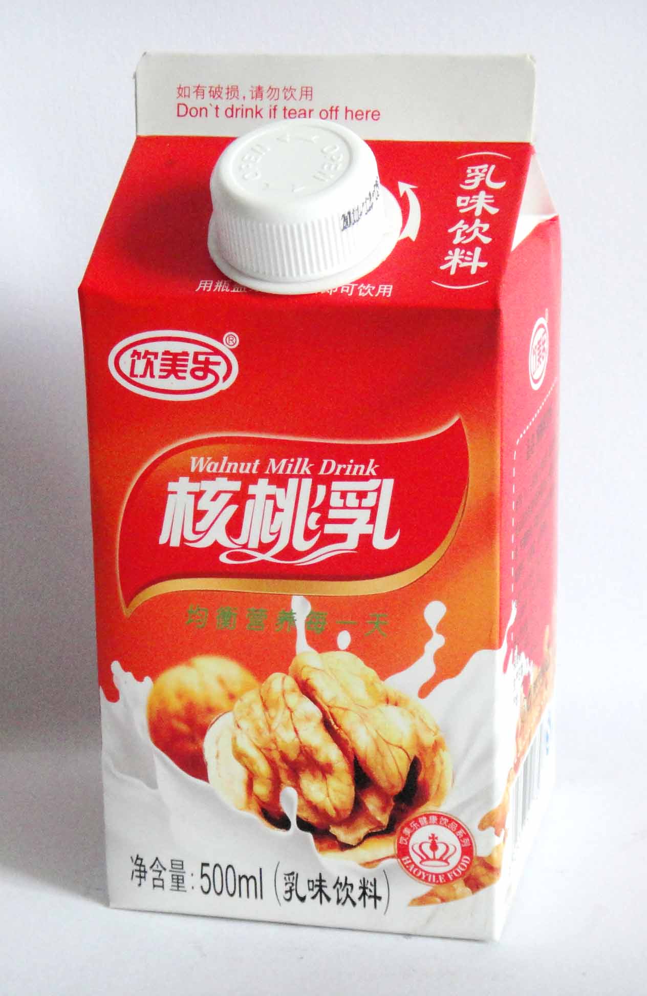 500ml核桃乳飲品