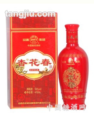 新喜慶紅盒杏花春52度475ml