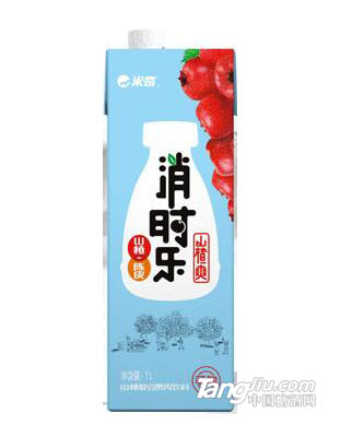 消時(shí)樂(lè)山楂爽果肉飲料1L