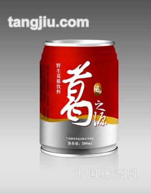 野生葛根飲料紅灰色灌裝280ml