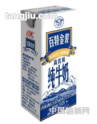 百特金裝高優質純牛奶250ml