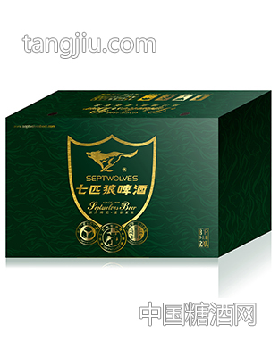 七匹狼8度易拉罐320ml外箱-龍巖市狼族酒業(yè)