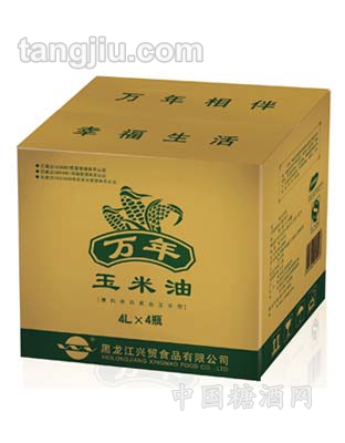 萬年玉米油4L紙箱