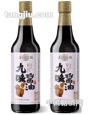 渝順九味醬油500ml