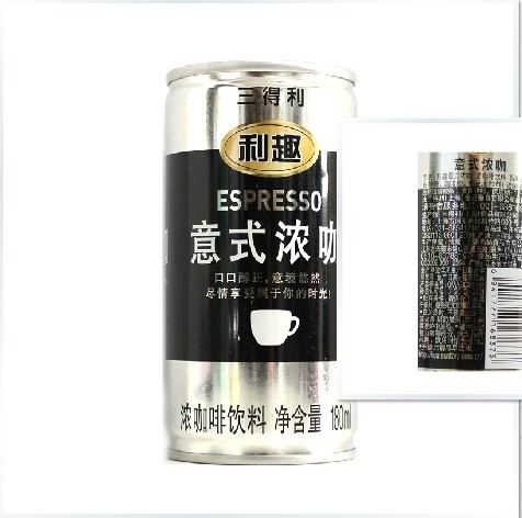 三得利意式濃咖180ml