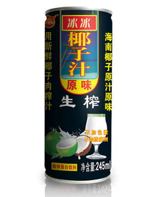 冰冰生榨原味椰子汁245ml