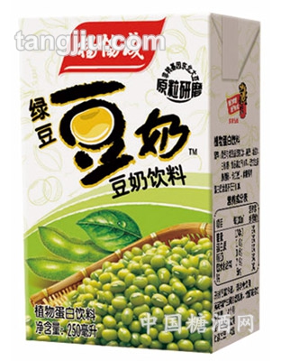 紙包裝綠豆豆奶250ml