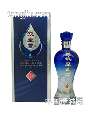 液至藍(lán)-綿柔型白酒藍(lán)瓶490ml