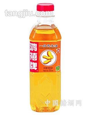 鴻禧牌一級(jí)花生油500ml