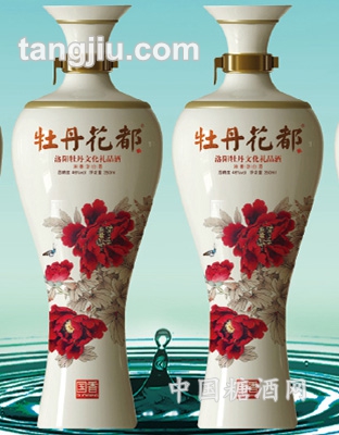 洛陽牡丹文化禮品酒-洛陽紅350ml