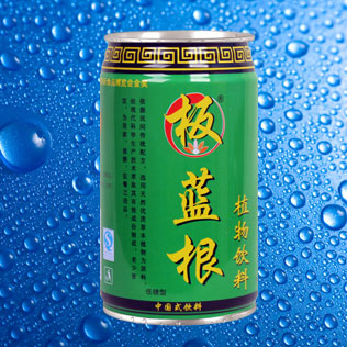 板藍(lán)根植物飲料-低糖綠罐