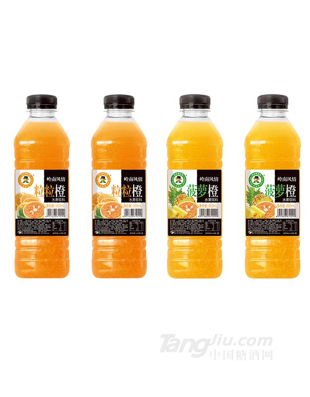 600ml×15粒粒橙、菠蘿橙水果飲料