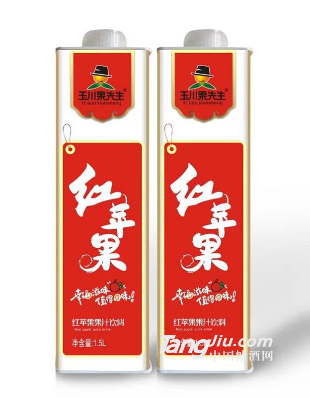 1.5L×6果先生保鮮屋紅蘋(píng)果果汁飲料