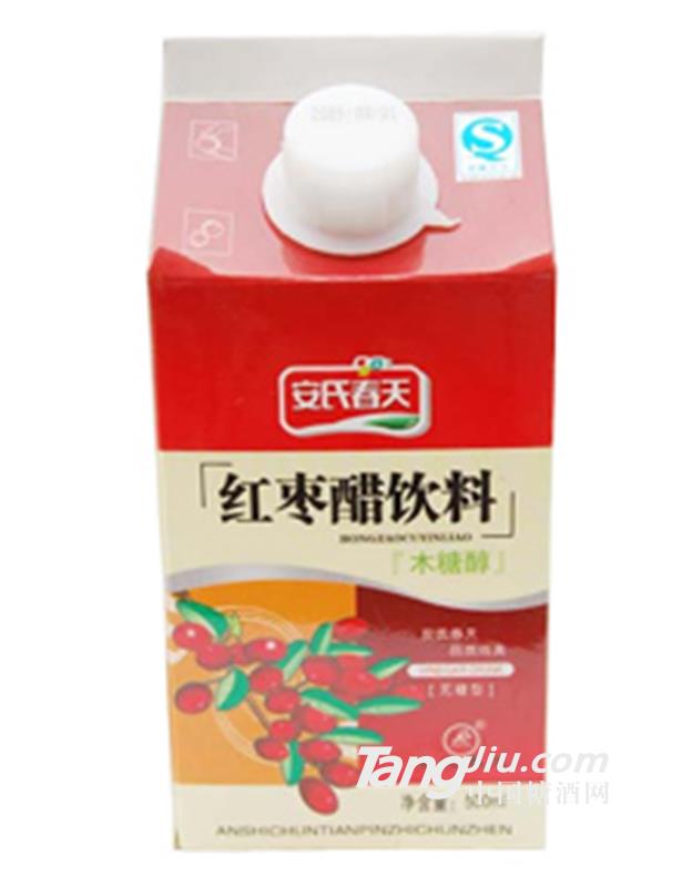 安氏春天屋頂包木糖醇紅棗醋500ml