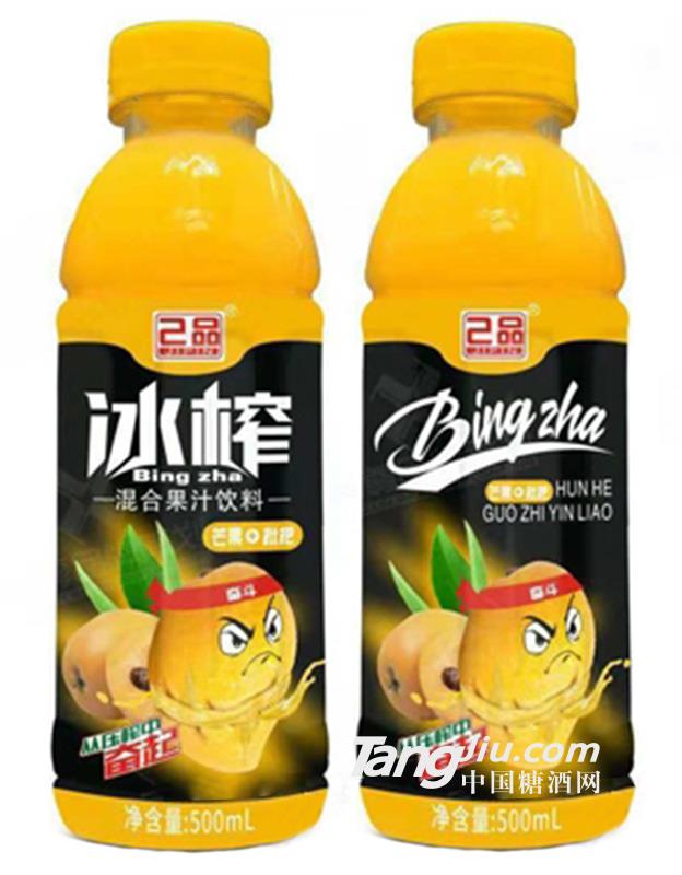 己品冰榨芒果+枇杷混合果汁飲料500ml