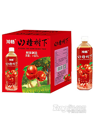 鴻暢山楂樹下山楂汁飲料500ml