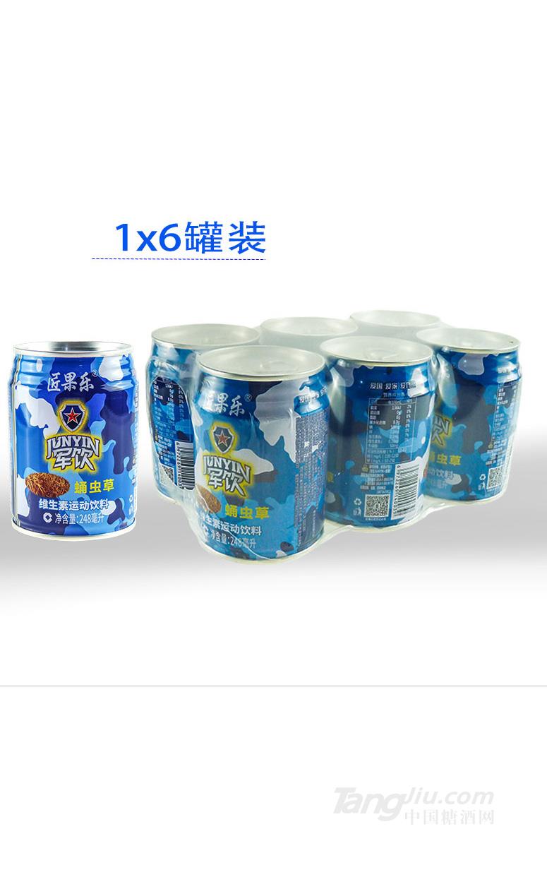 匠果樂蛹蟲草維生素運動飲料6X248ml