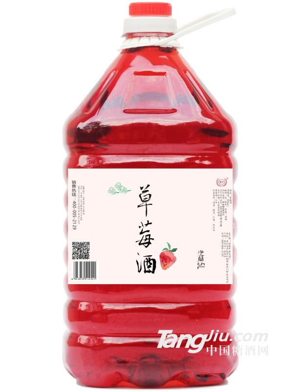 12°黃氏草莓酒（桶裝）-5L