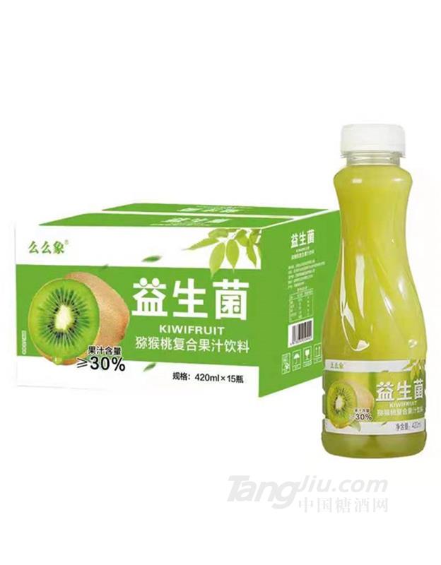 么么象益生菌獼猴桃復合果汁飲料420mlx15瓶