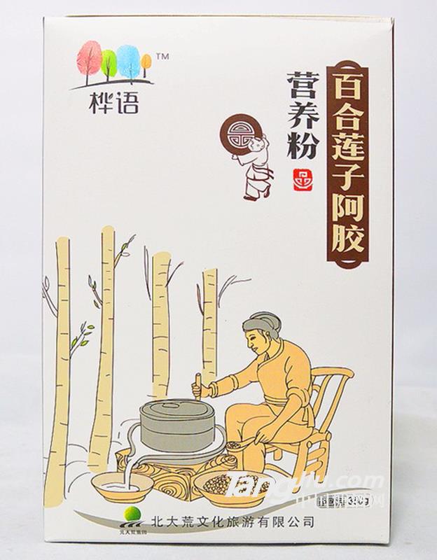 北大荒樺語百合蓮子阿膠營養粉350g