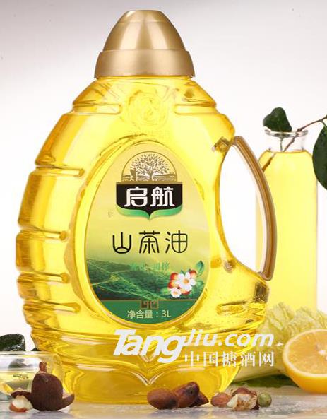 啟航冷榨山茶油3L