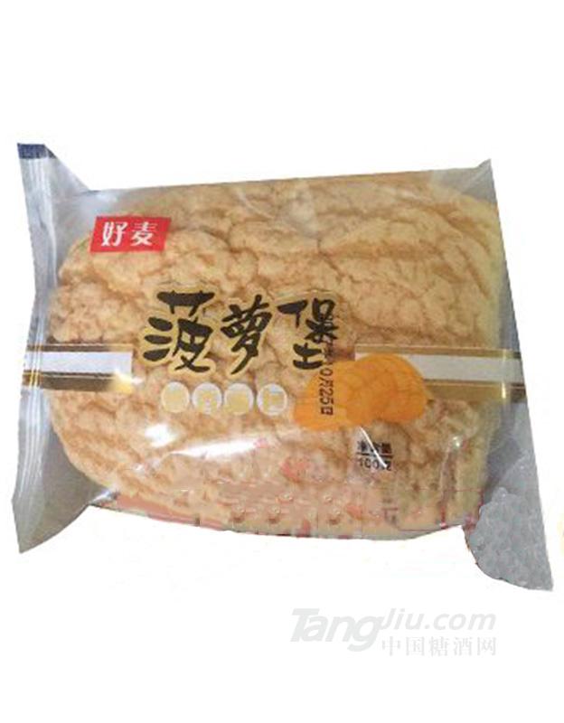 好麥菠蘿堡奶香面包100g