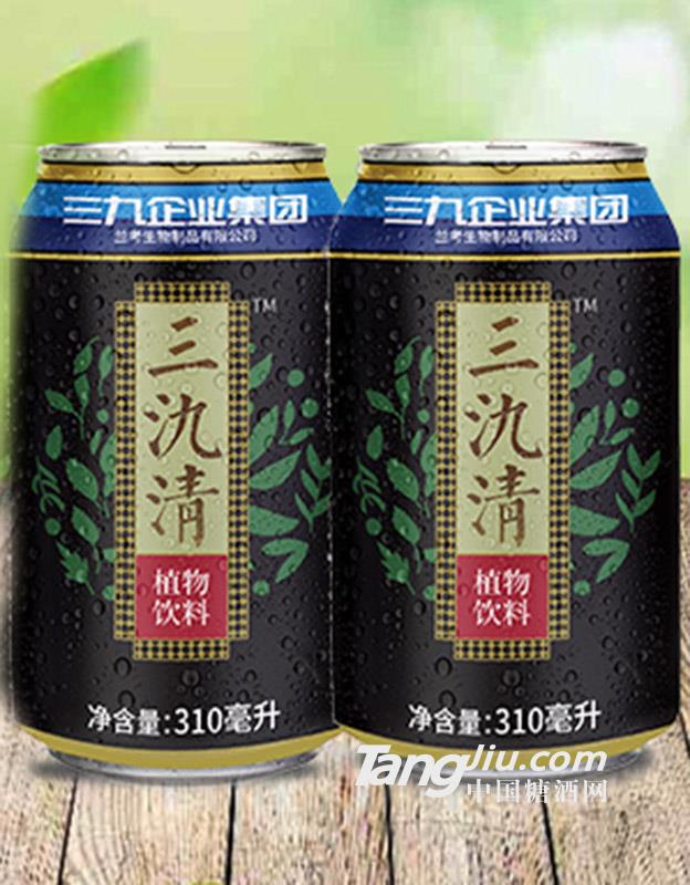 三氿清植物飲料黑罐310ml