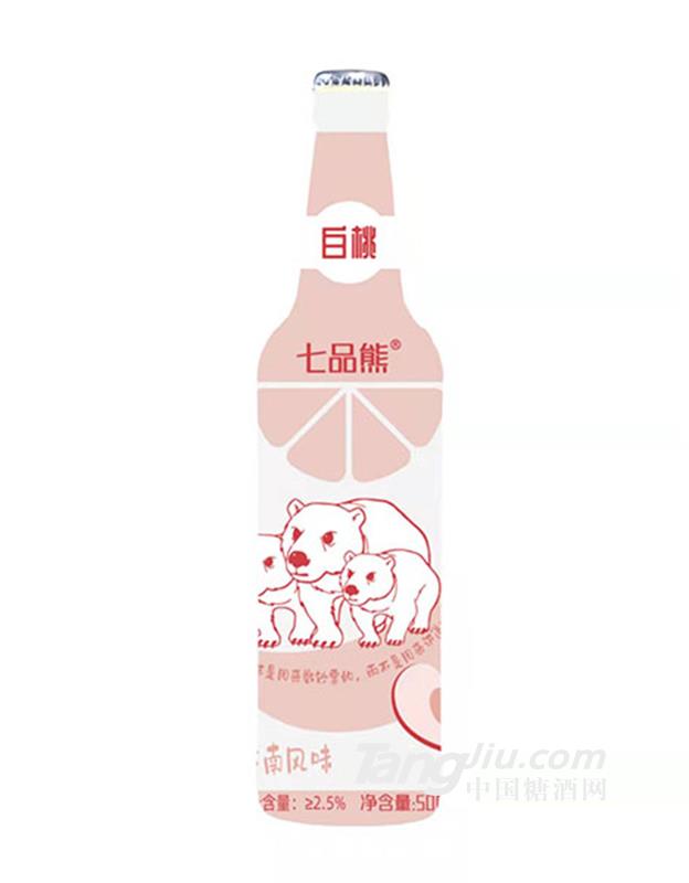 七品熊白桃汁500ml