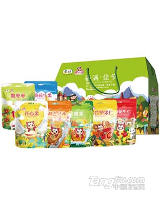 中糧福小滿 福滿·佳節(jié)堅(jiān)果禮盒600g