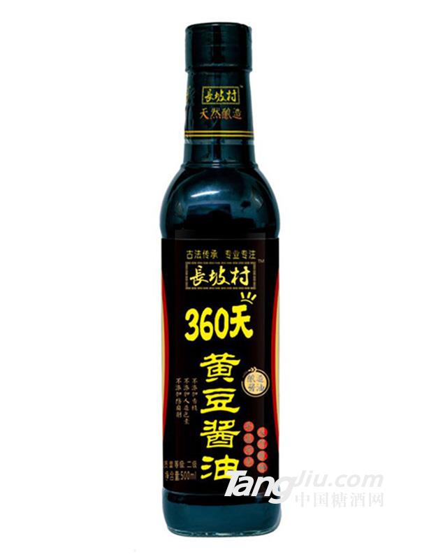 長坡村360天黃豆醬油500ml