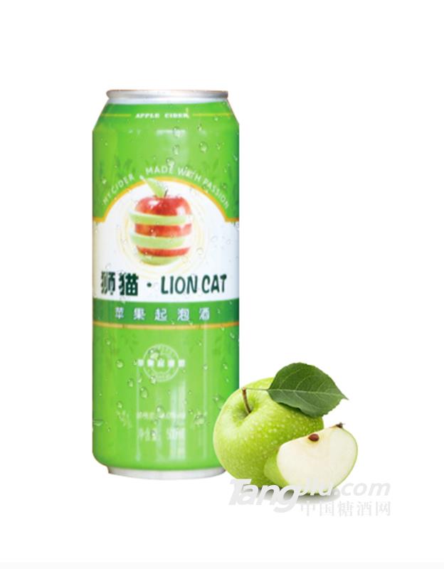 獅貓蘋果起泡酒-500ml