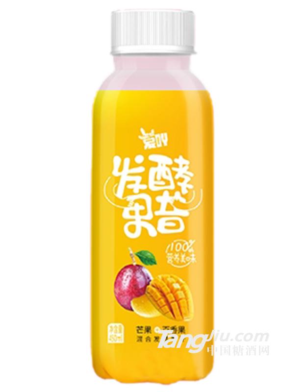 愛(ài)吖發(fā)酵果昔芒果+百香果450ml