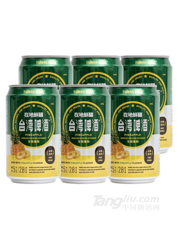 臺灣啤酒在地鮮釀鳳梨味啤酒-330mlx6