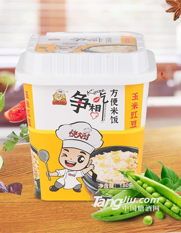 快大廚玉米豇豆方便米飯180g