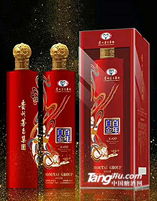 貴州茅臺集團白金酒公司白金百年k100（紅）500ml