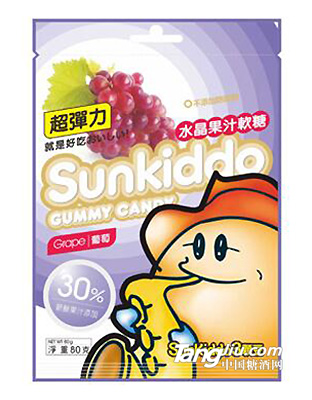 sun kiddo葡萄QQ軟糖